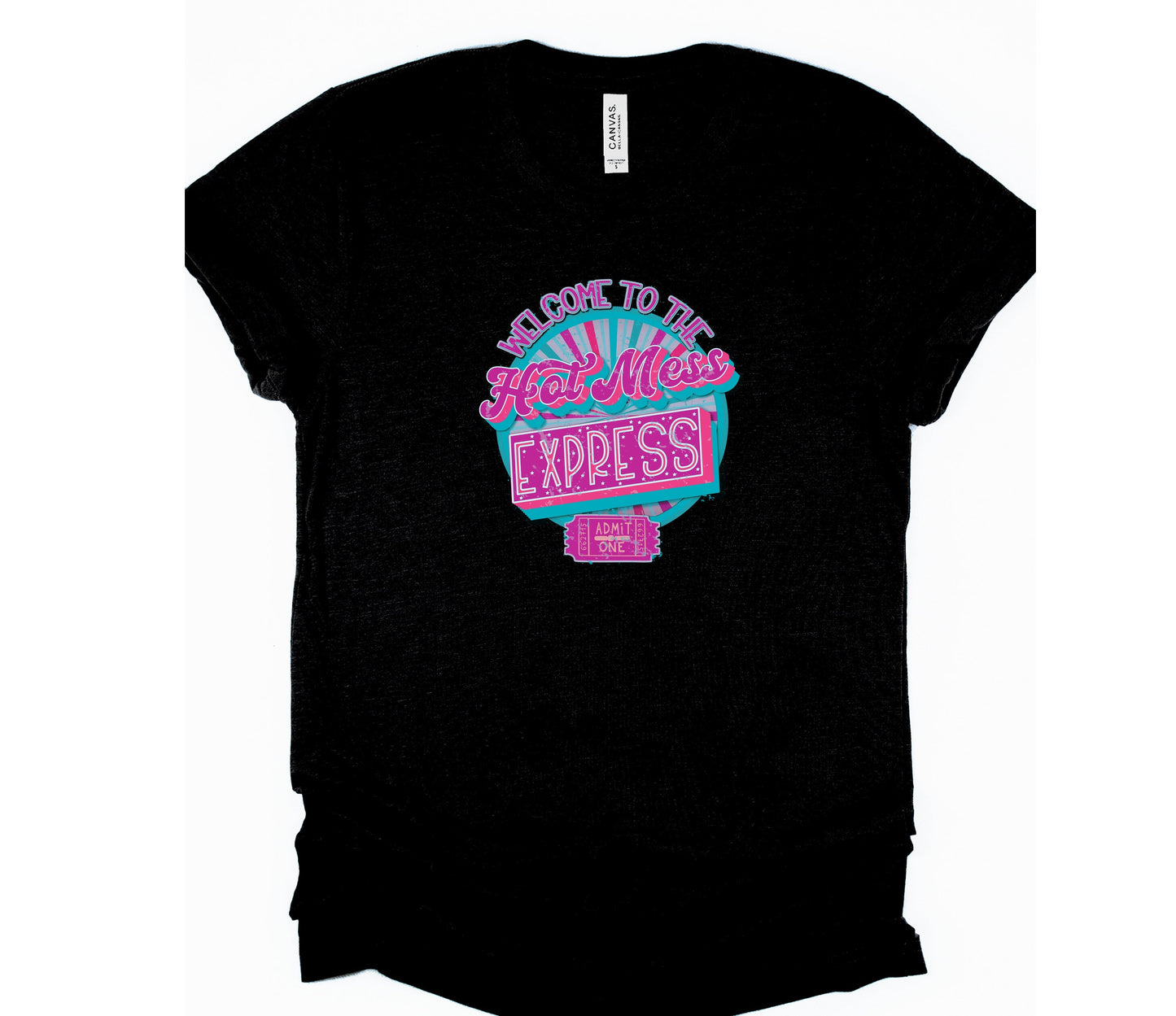 Wholesale Hot Mess Express Graphic Tee - Mint