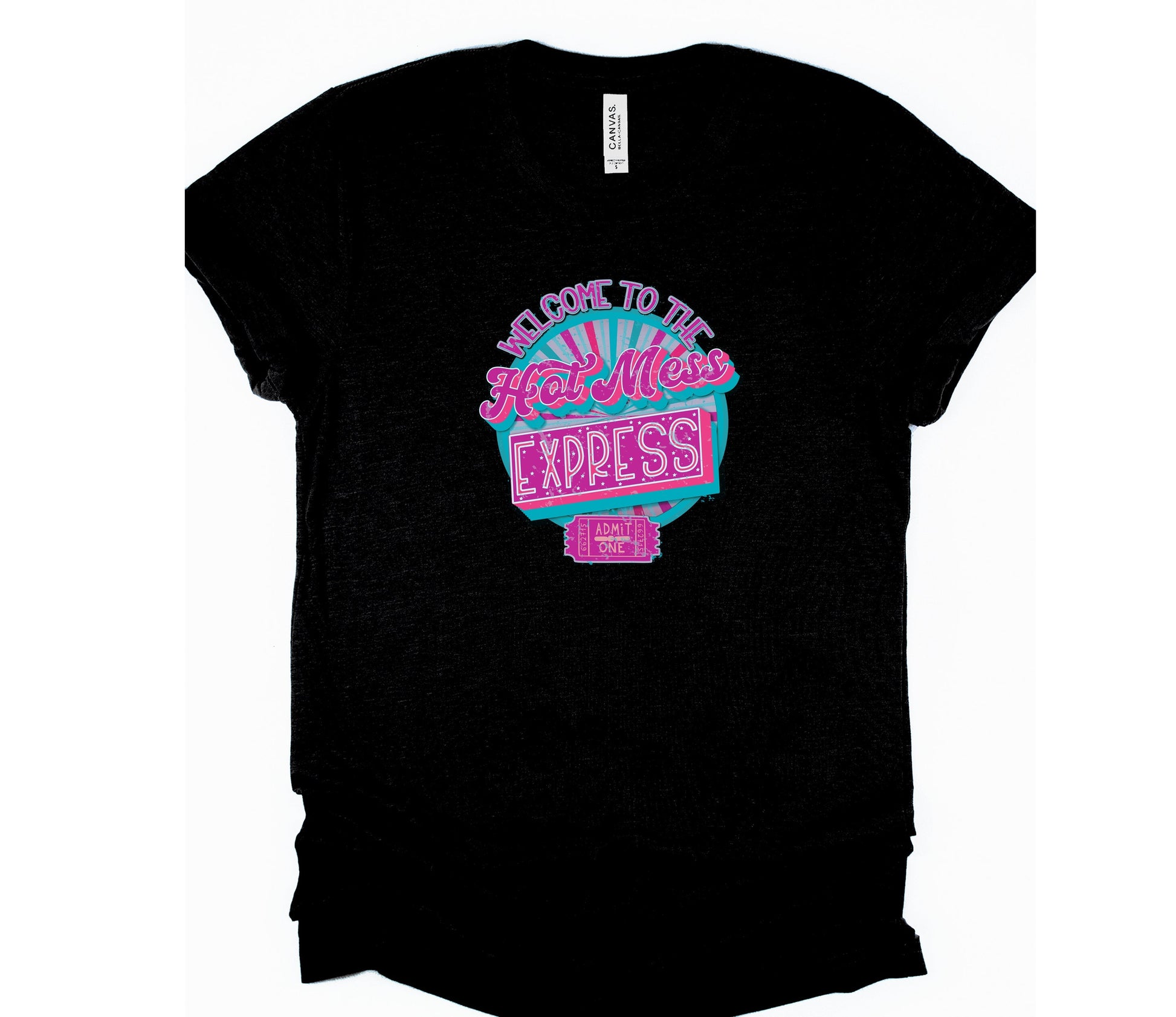 Wholesale Hot Mess Express Graphic Tee - Mint