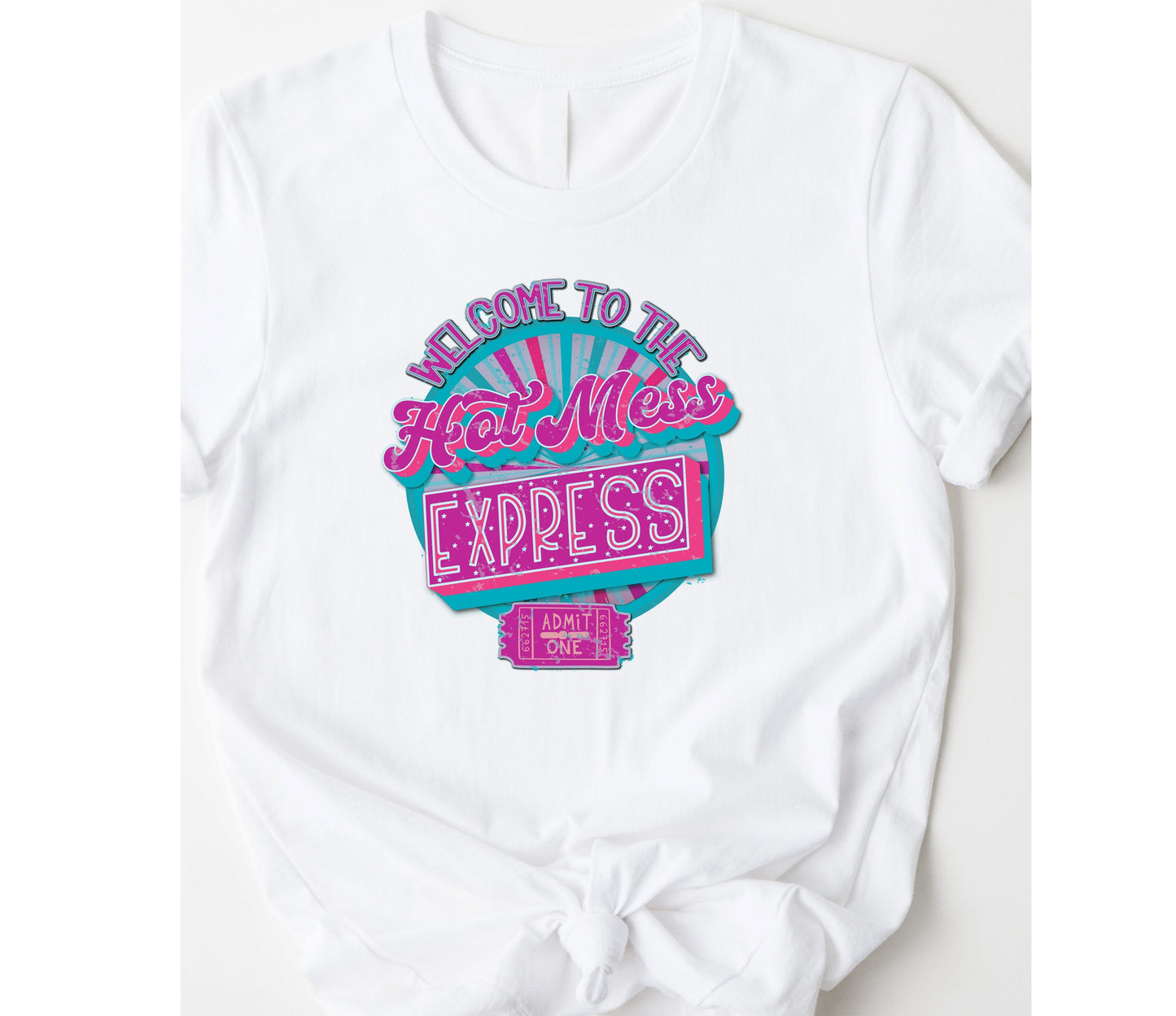 Wholesale Hot Mess Express Graphic Tee - Sand