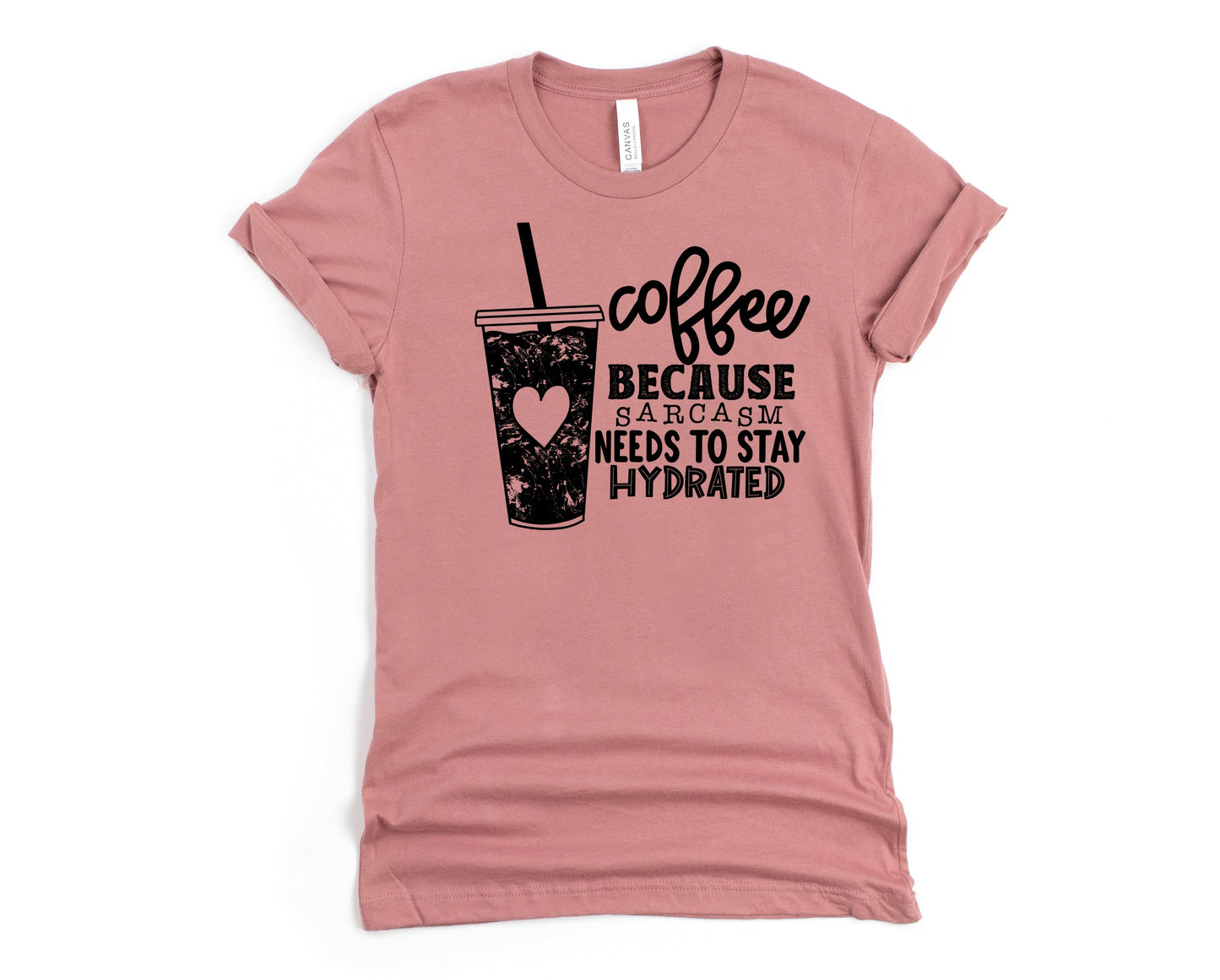 Wholesale Hydrated Graphic Tee - Mauve