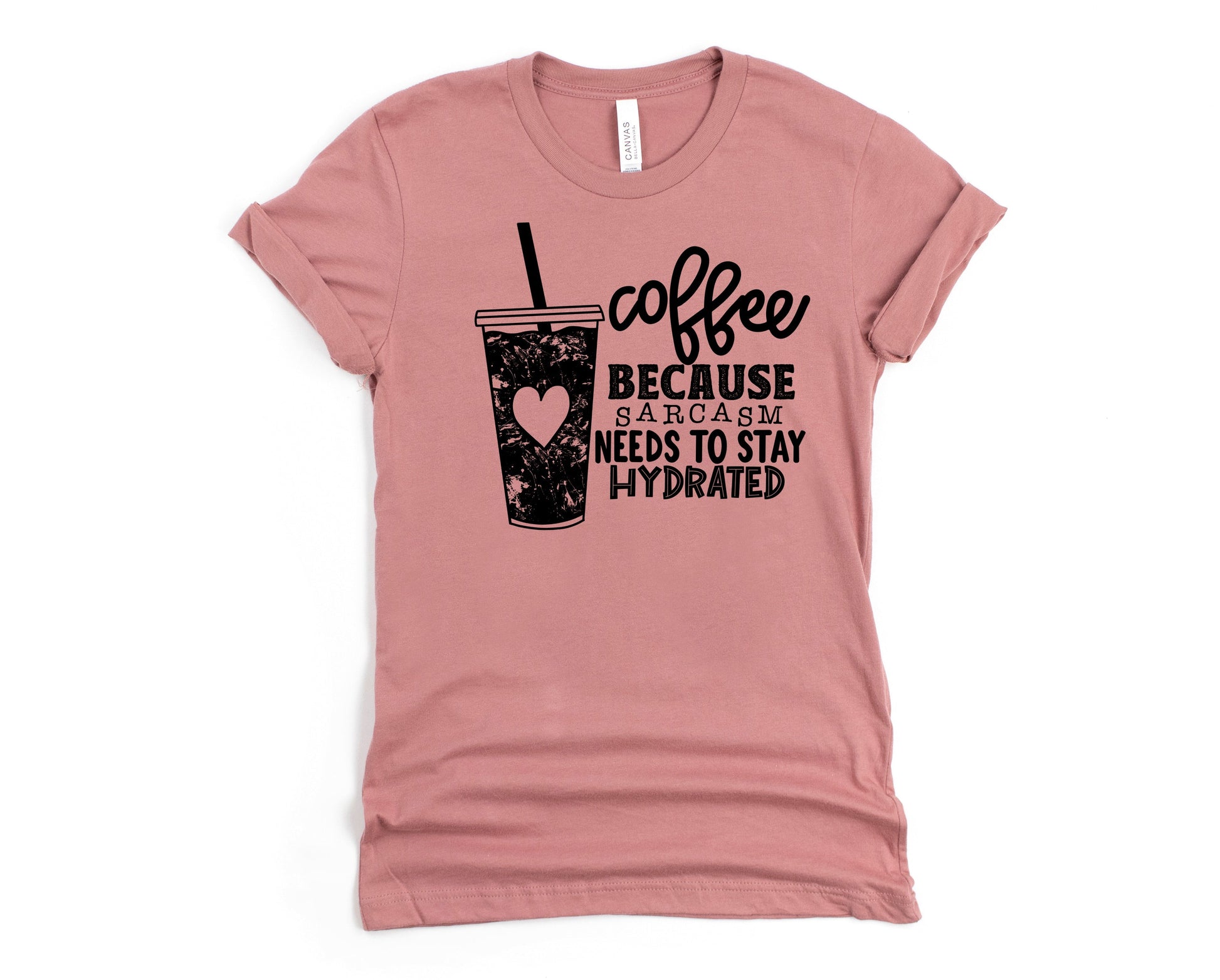 Wholesale Hydrated Graphic Tee - Mauve