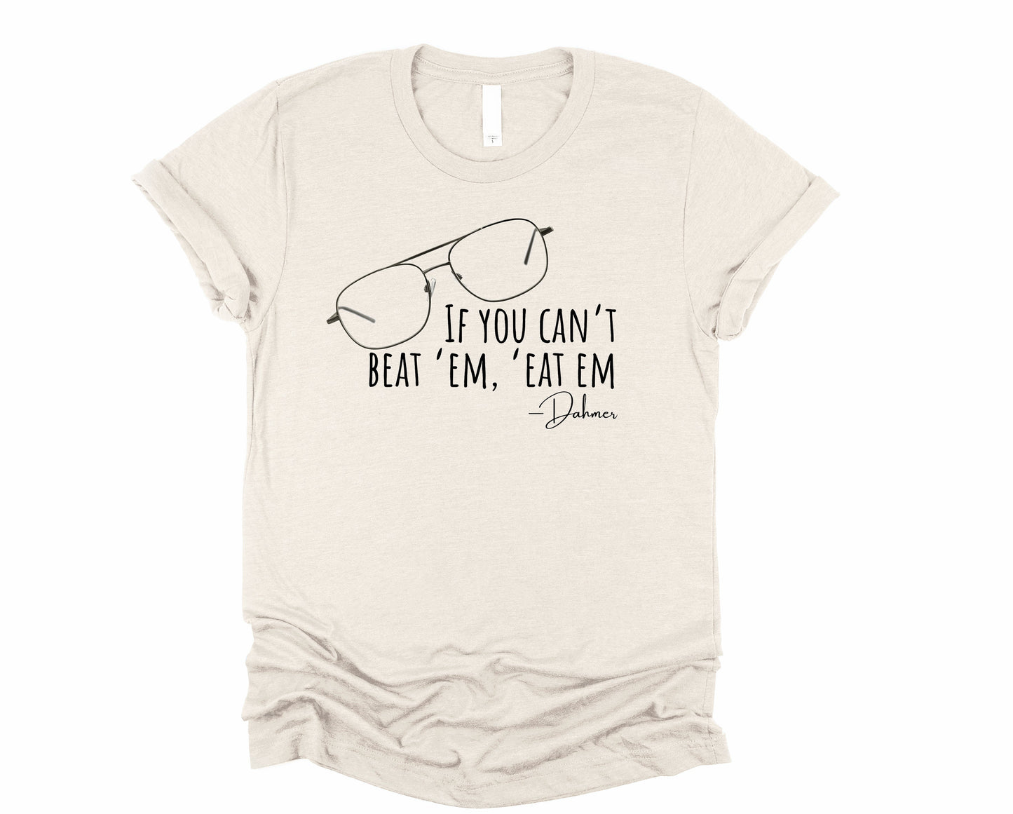 Wholesale Can't beat em Eat em Graphic Tee - Mauve
