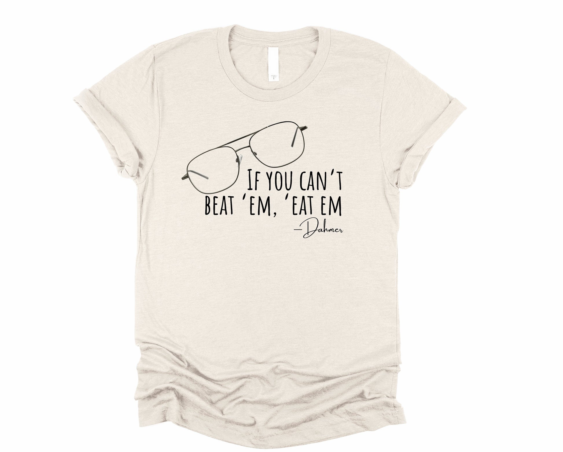 Wholesale Can't beat em Eat em Graphic Tee - Mauve