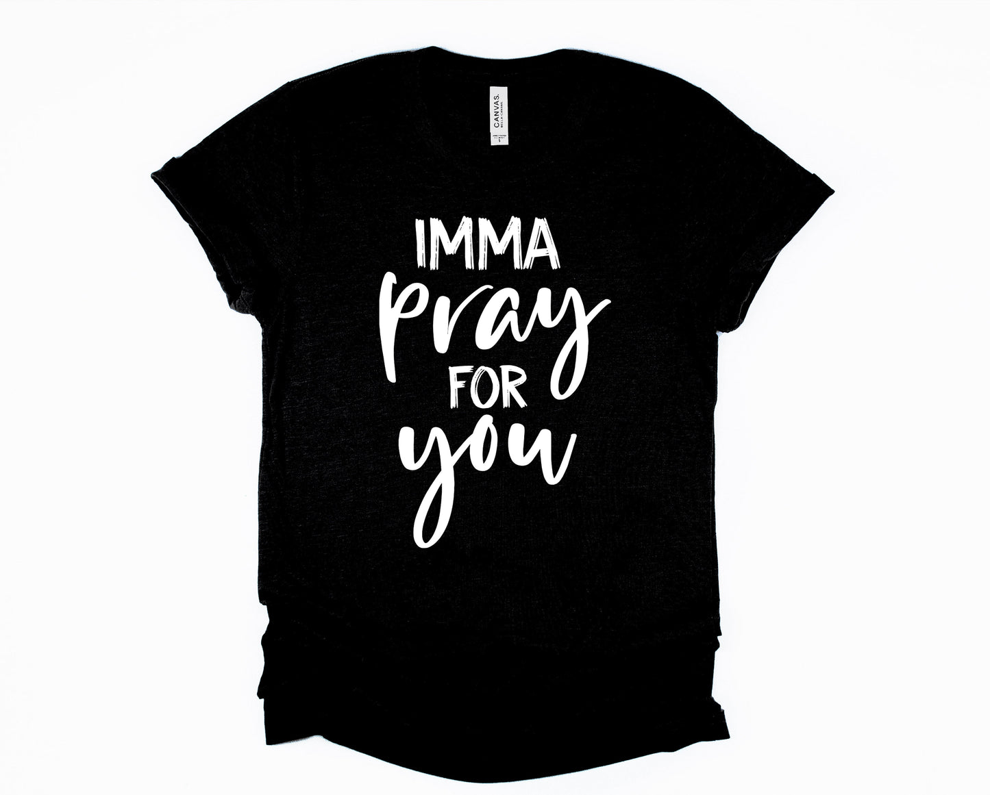 Wholesale Imma Pray for You Graphic Tee - White Tee