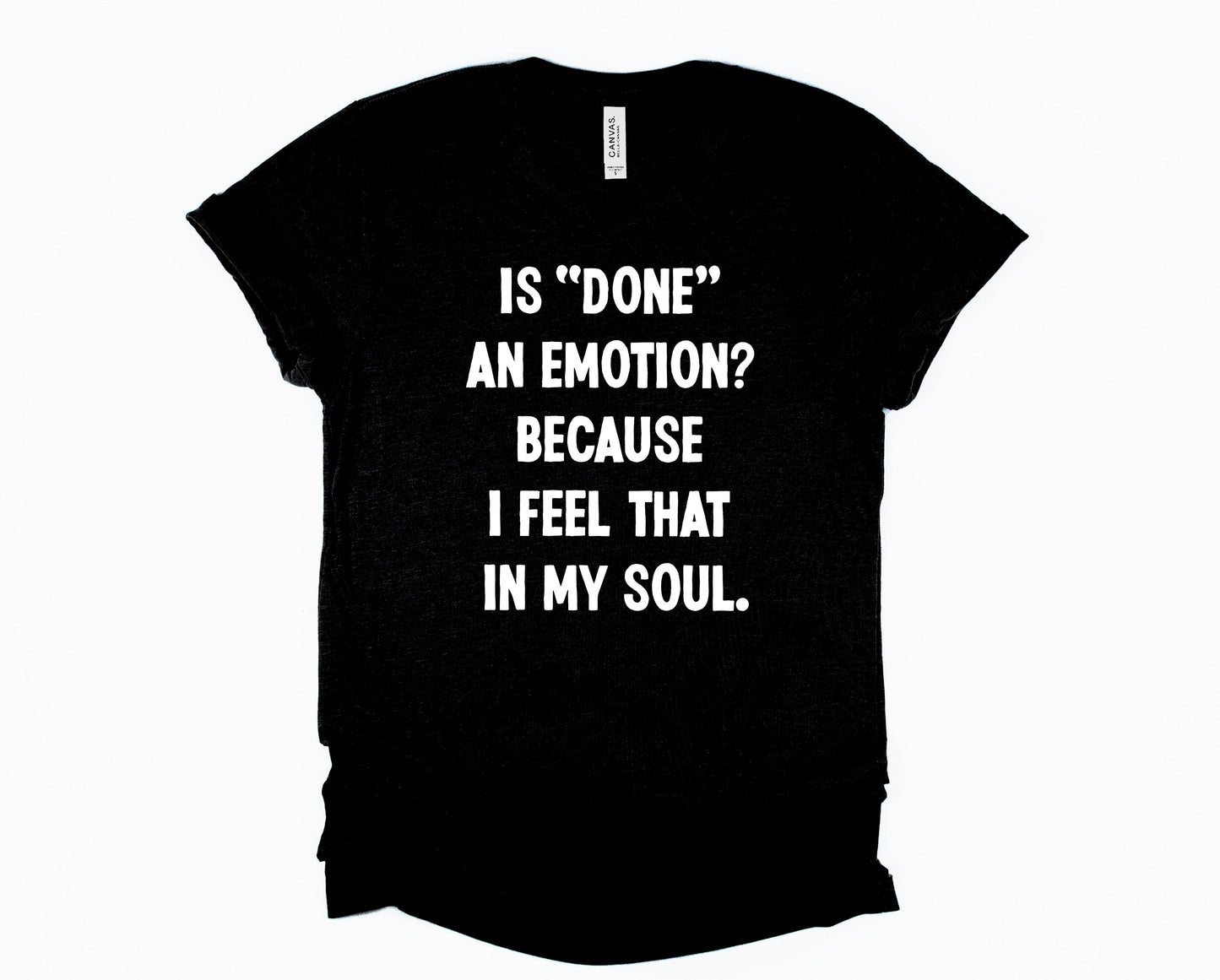 Wholesale Is Done An Emotion Graphic Tee - Black