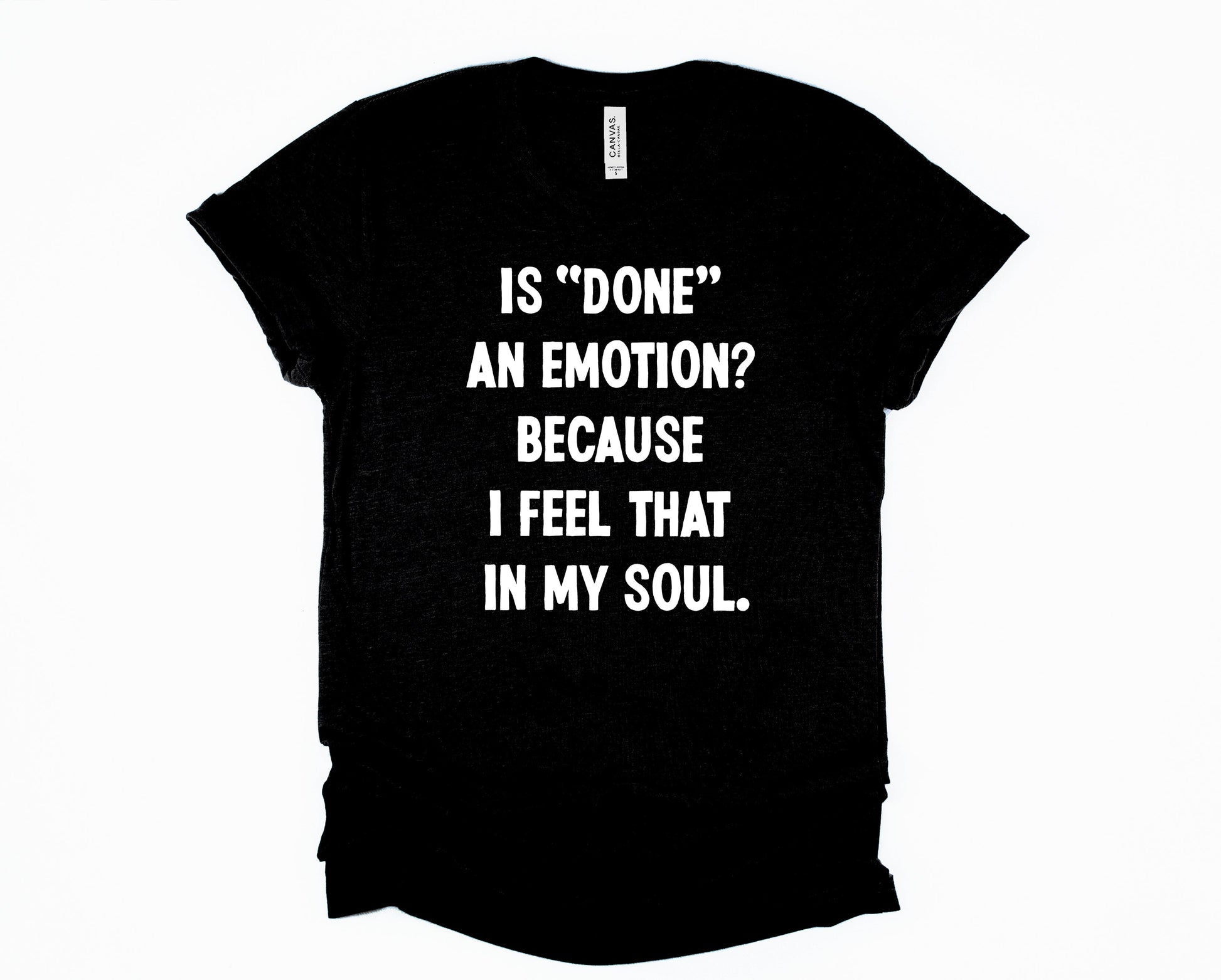 Wholesale Is Done An Emotion Graphic Tee - Black