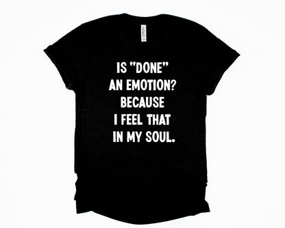 Wholesale Is Done An Emotion Graphic Tee - Black