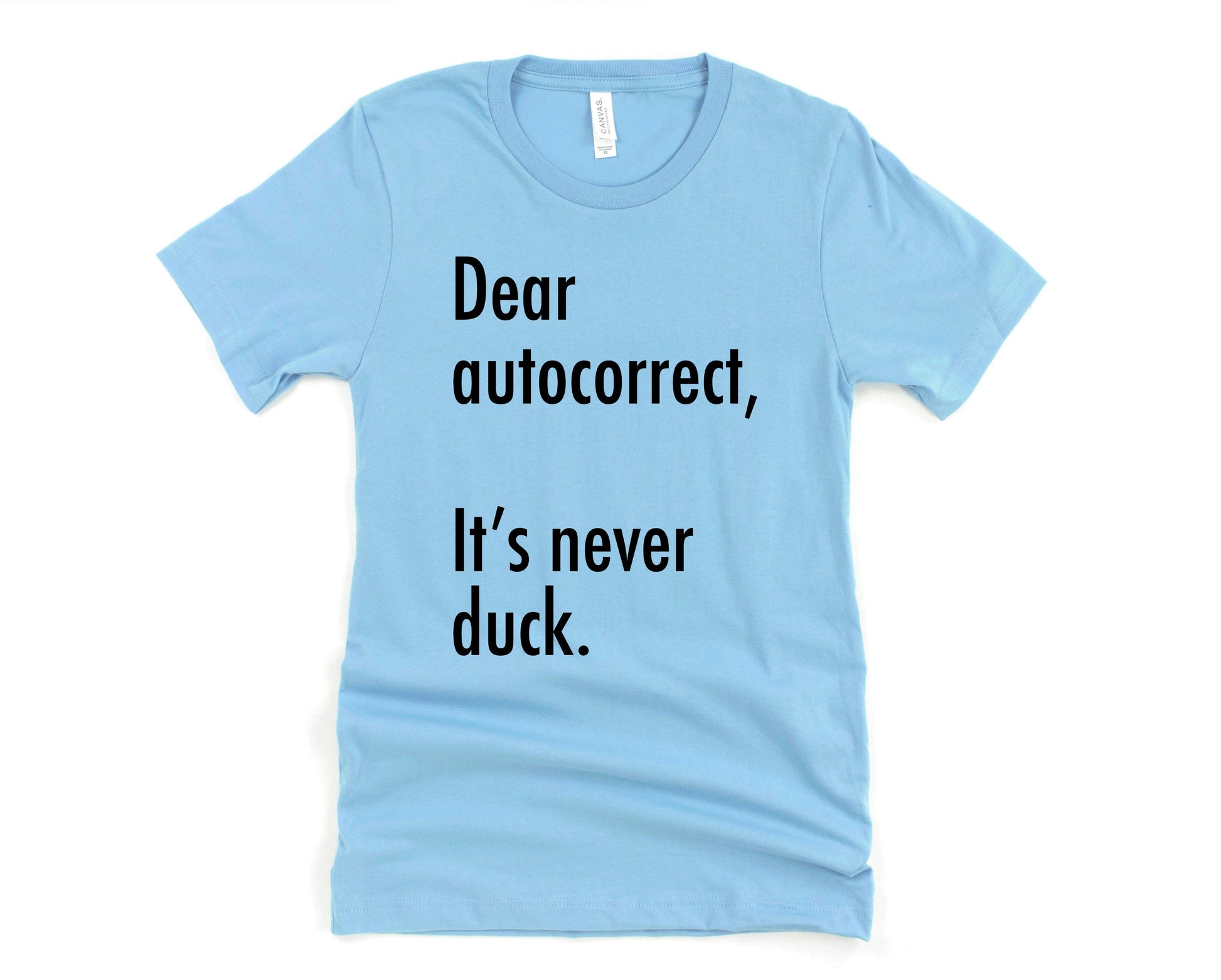 Wholesale It's Never Duck Graphic Tee - Red Tee