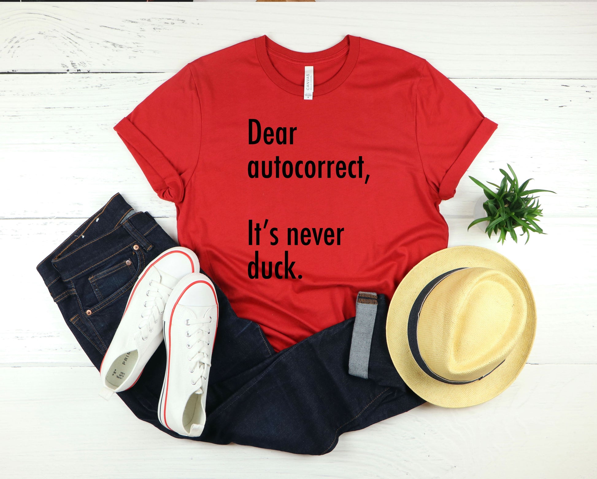 Wholesale It's Never Duck Graphic Tee - White Tee