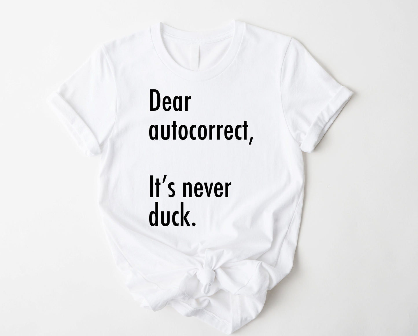 Wholesale It's Never Duck Graphic Tee - Grey Tee