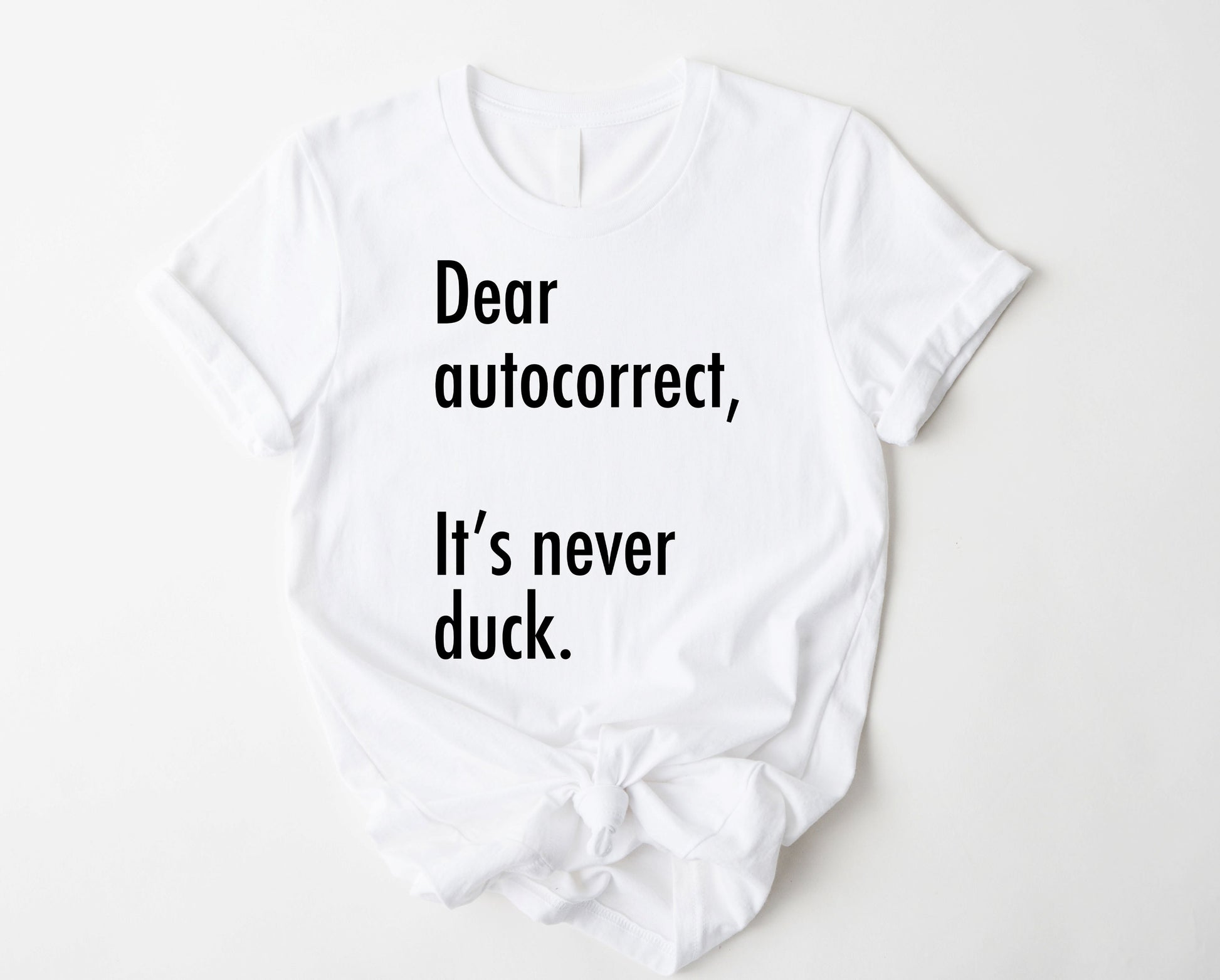 Wholesale It's Never Duck Graphic Tee - Grey Tee