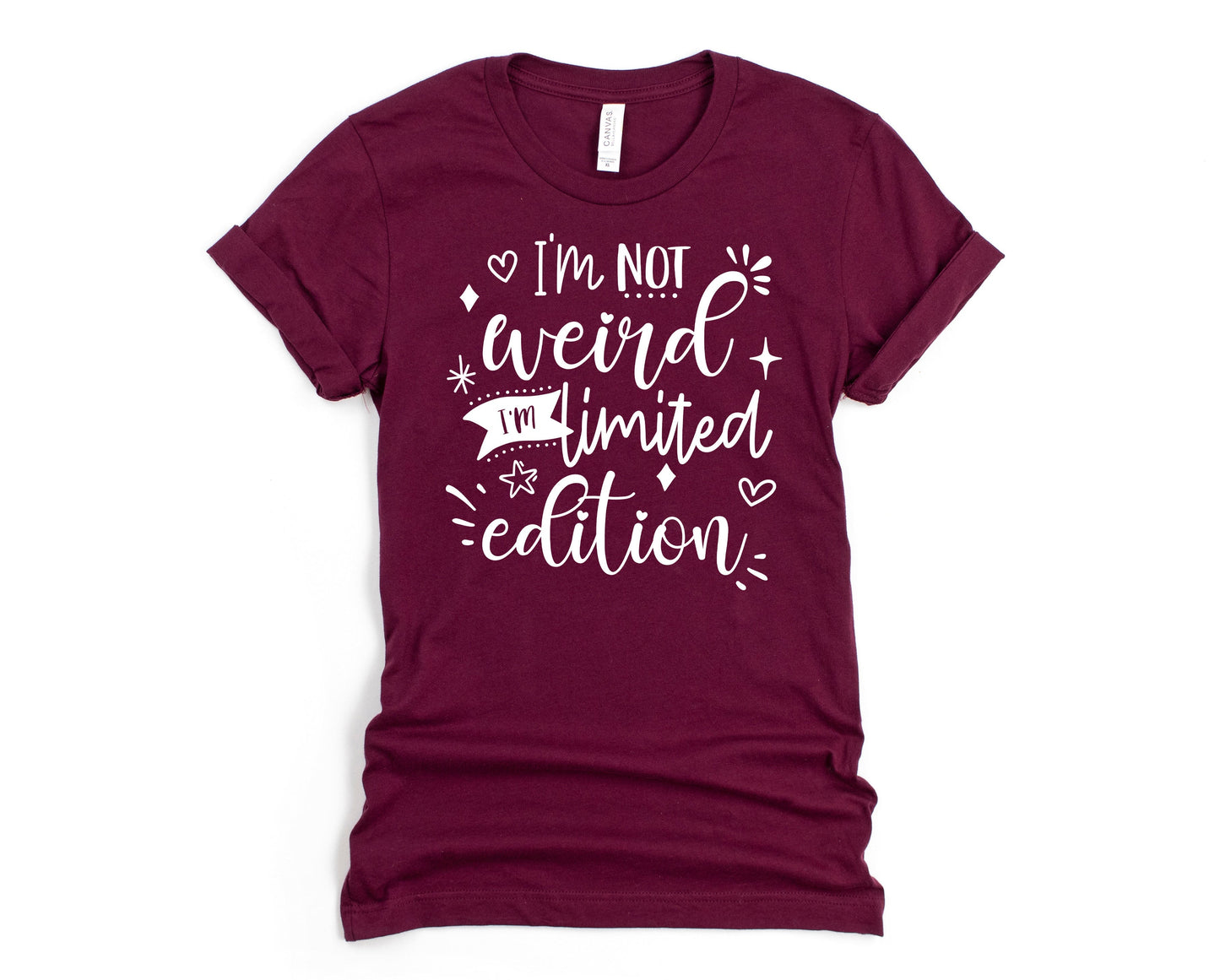 Wholesale Limited Graphic Tee - Maroon