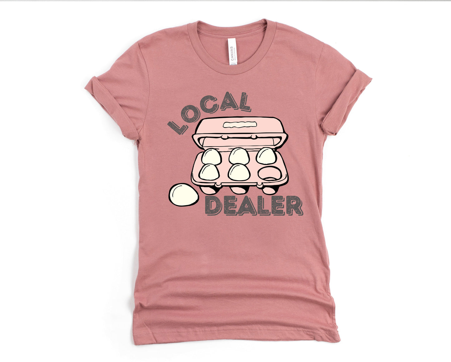 Wholesale Local Dealer Graphic Tee - Mauve Tee