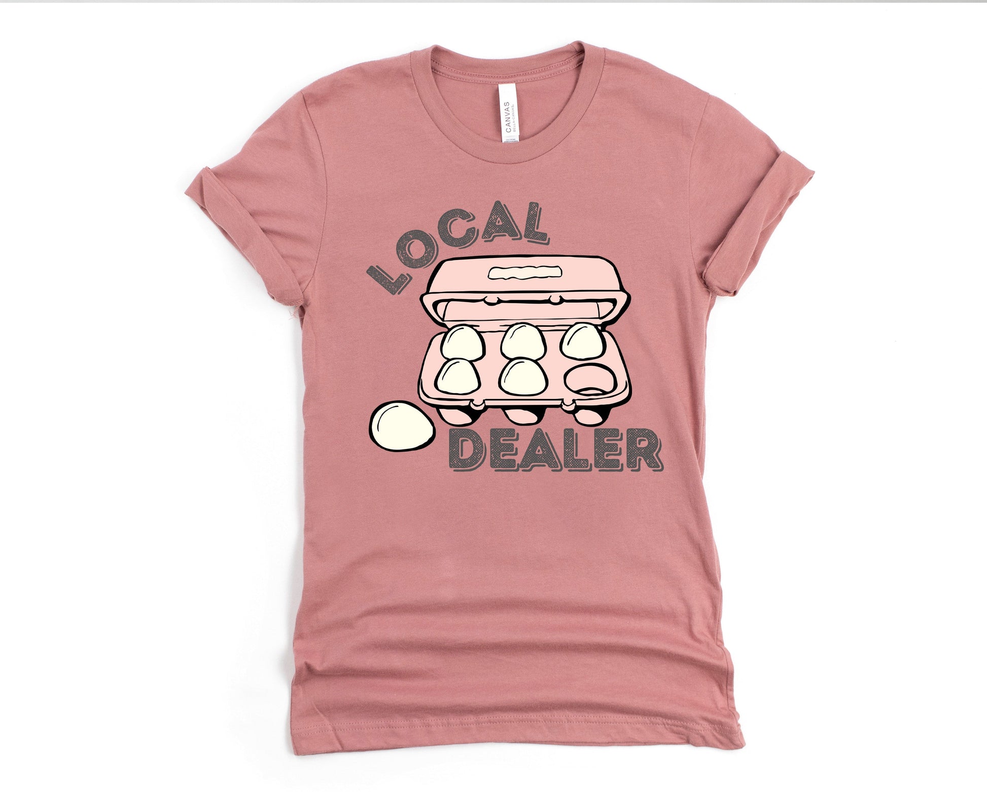 Wholesale Local Dealer Graphic Tee - Mauve Tee