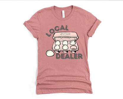Wholesale Local Dealer Graphic Tee - Mauve Tee