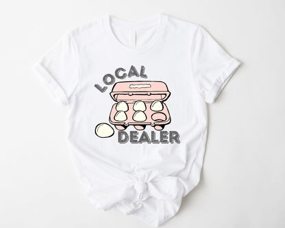 Wholesale Local Dealer Graphic Tee - White Tee