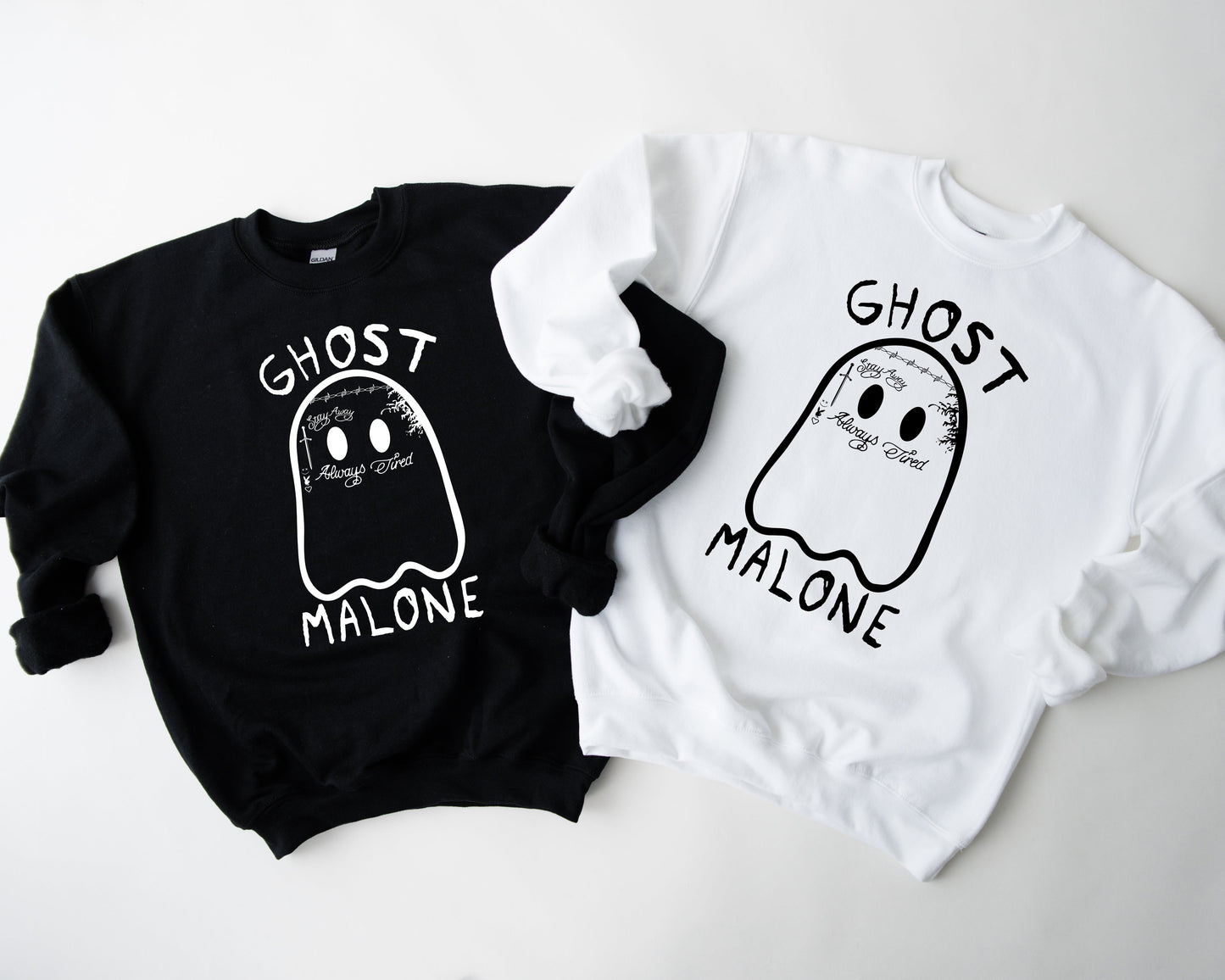 Wholesale Malone Sweatshirts - White Sweatshirt