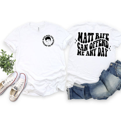Wholesale Matt Rife Offend Graphic Tee - Grey