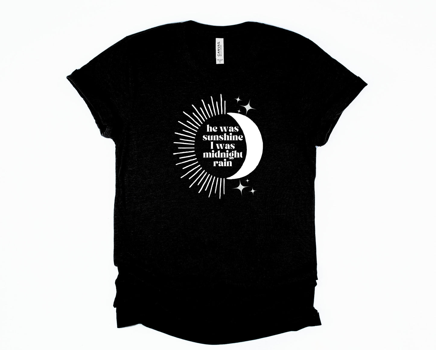 Wholesale Midnight Rain Graphic Tee - Navy
