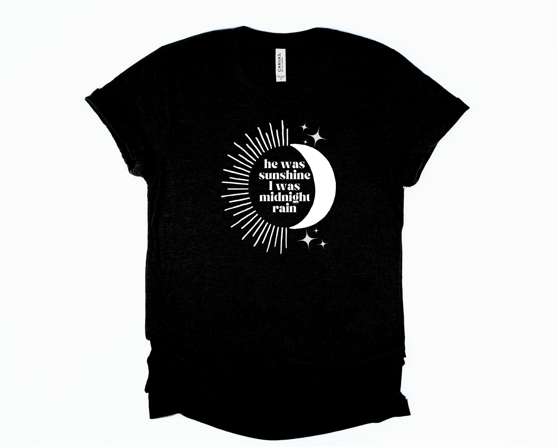 Wholesale Midnight Rain Graphic Tee - Navy