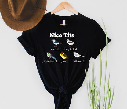 Wholesale Nice Tits Graphic Tee - Black