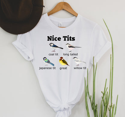 Wholesale Nice Tits Graphic Tee - Grey