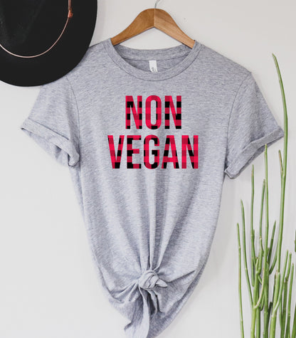 Wholesale Non Vegan Graphic Tee - Heathered Grey