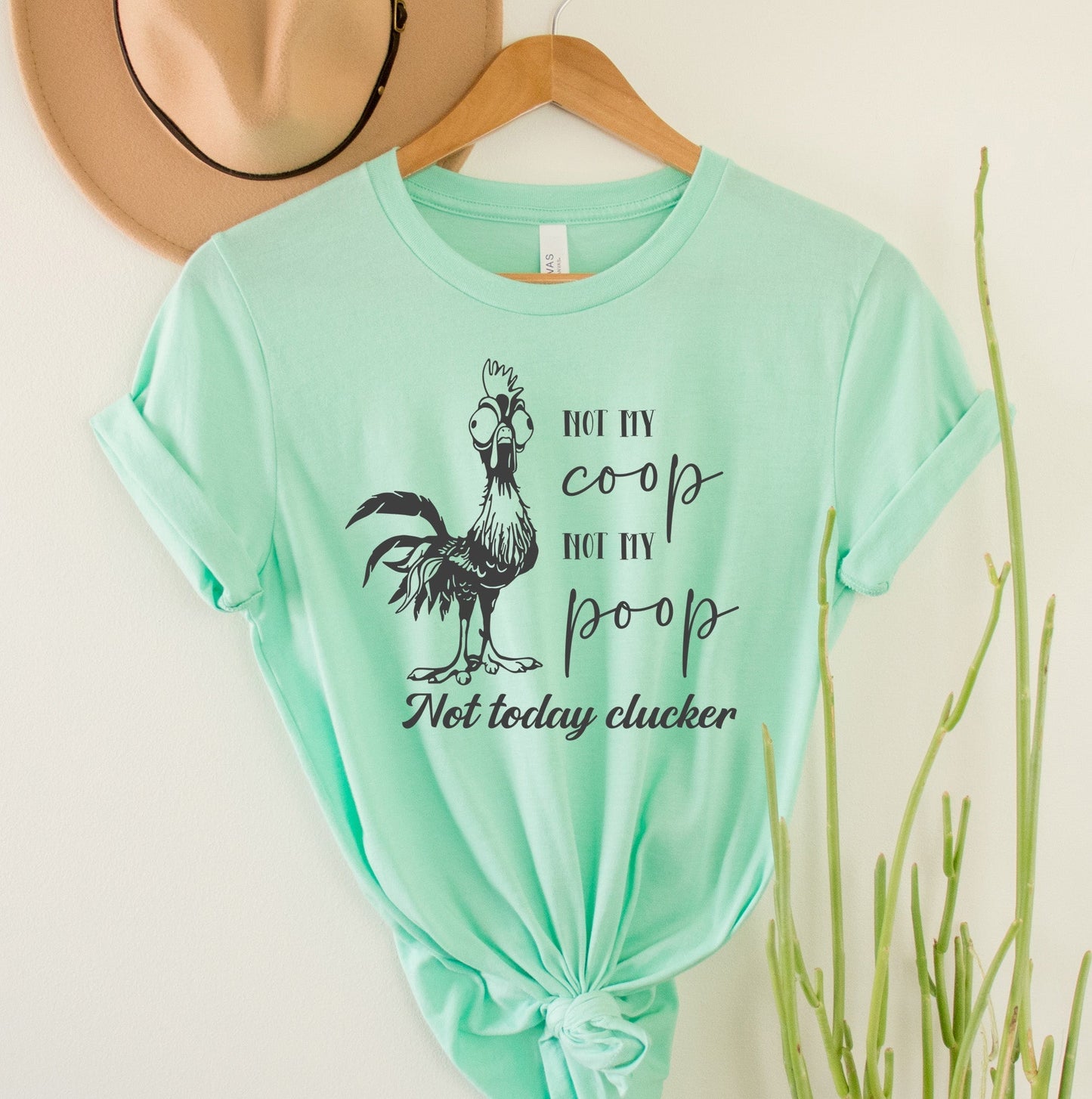 Wholesale Not my Coop Graphic Tee - Mint