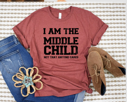Wholesale Not That Anyone Cares Graphic Tee - Heathered Clay