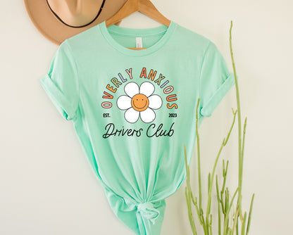 Wholesale Overly Anxious Graphic Tee - Mint