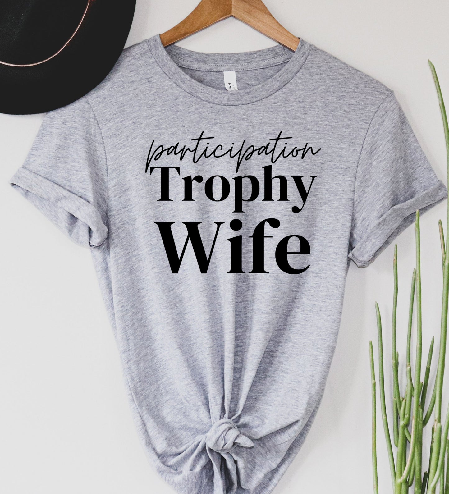 Wholesale Participation Trophy Wife Graphic Tee - Mint