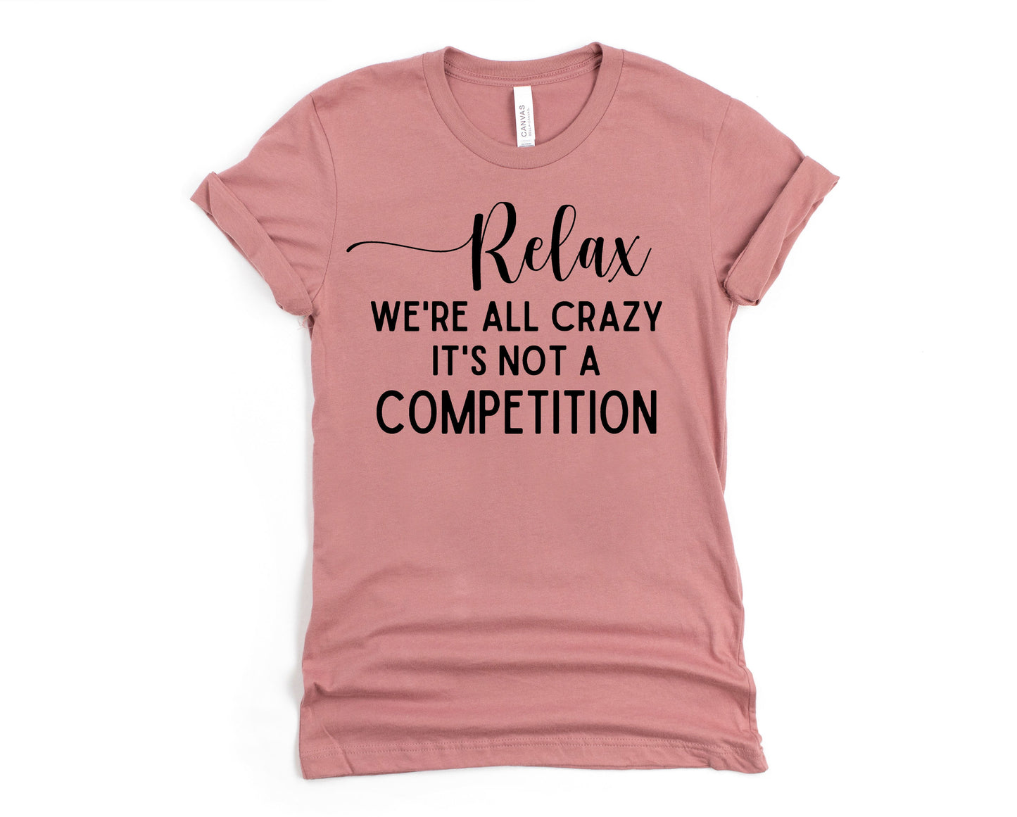 Wholesale Relax Graphic Tee - Mauve