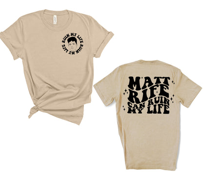 Wholesale Ruin My Life Graphic Tee - Tan