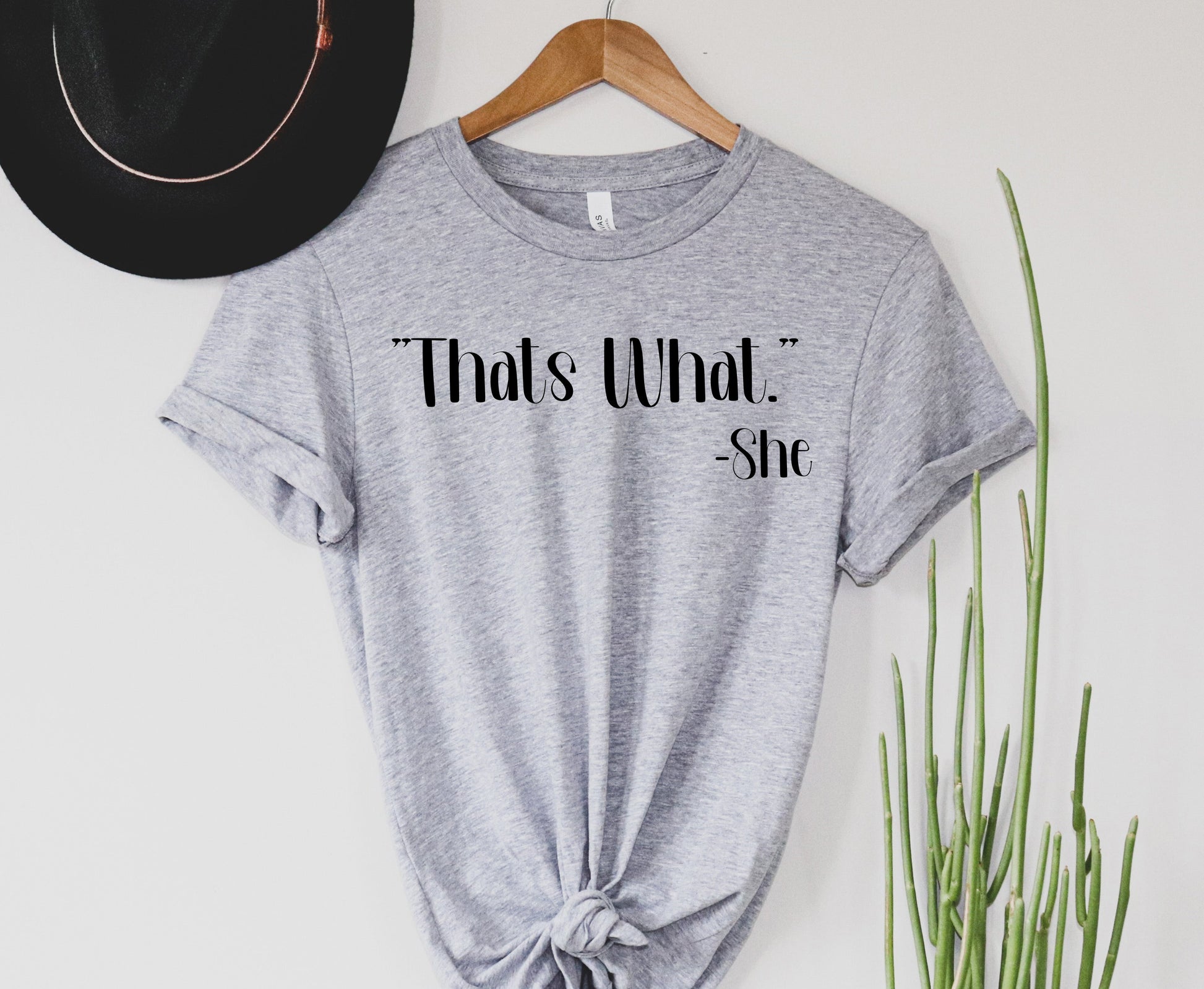 Wholesale That's what she said Graphic Tee - Heather Royal Tee