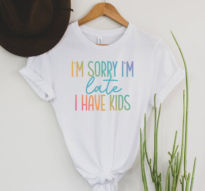 Wholesale Late, kids fault Graphic Tee - Grey