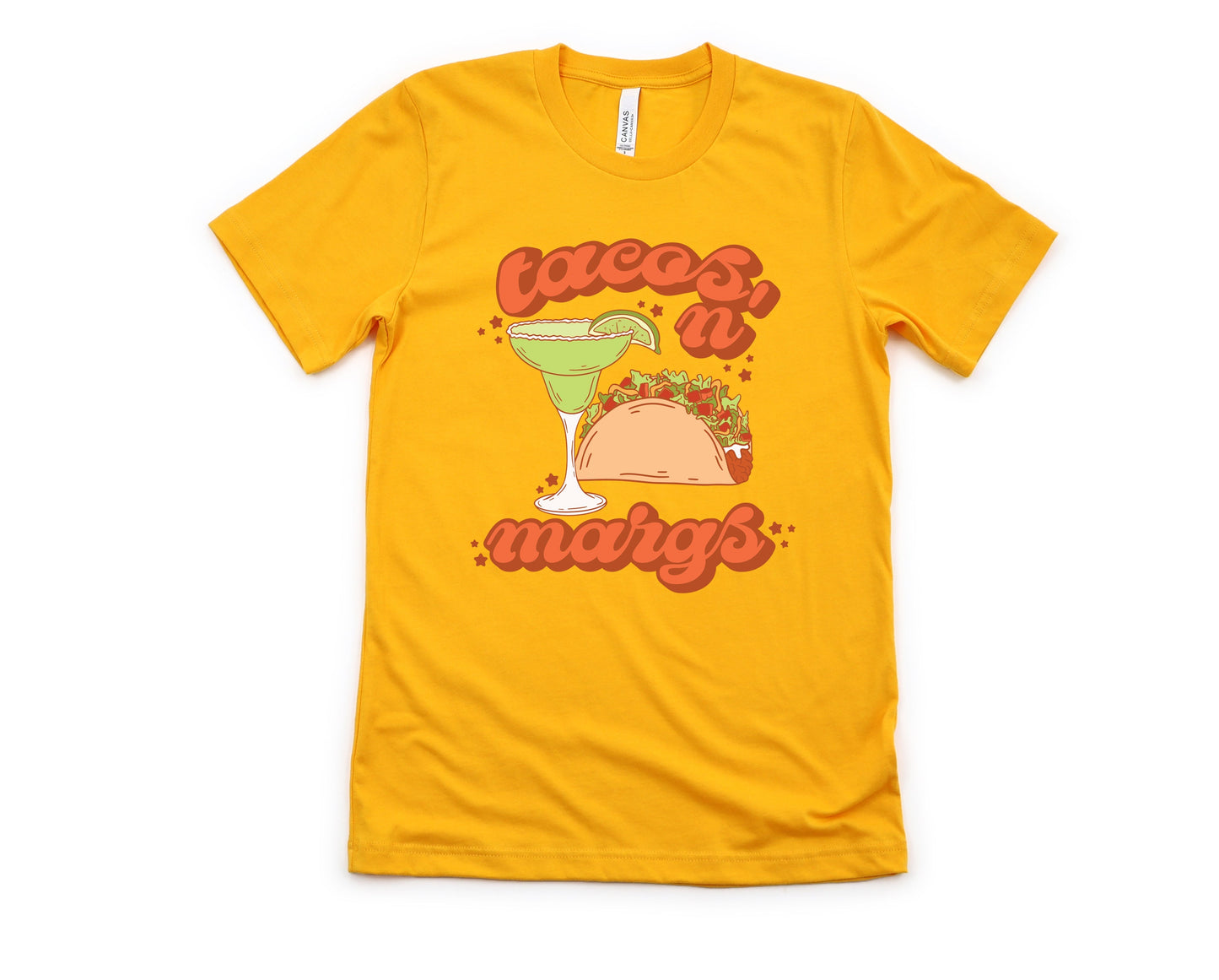 Wholesale Tacos N Margs Graphic Tee - White