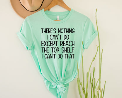 Wholesale There's Nothing I Can't Do Graphic Tee - Heather Sand