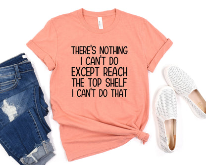 Wholesale There's Nothing I Can't Do Graphic Tee - Heather Sunset
