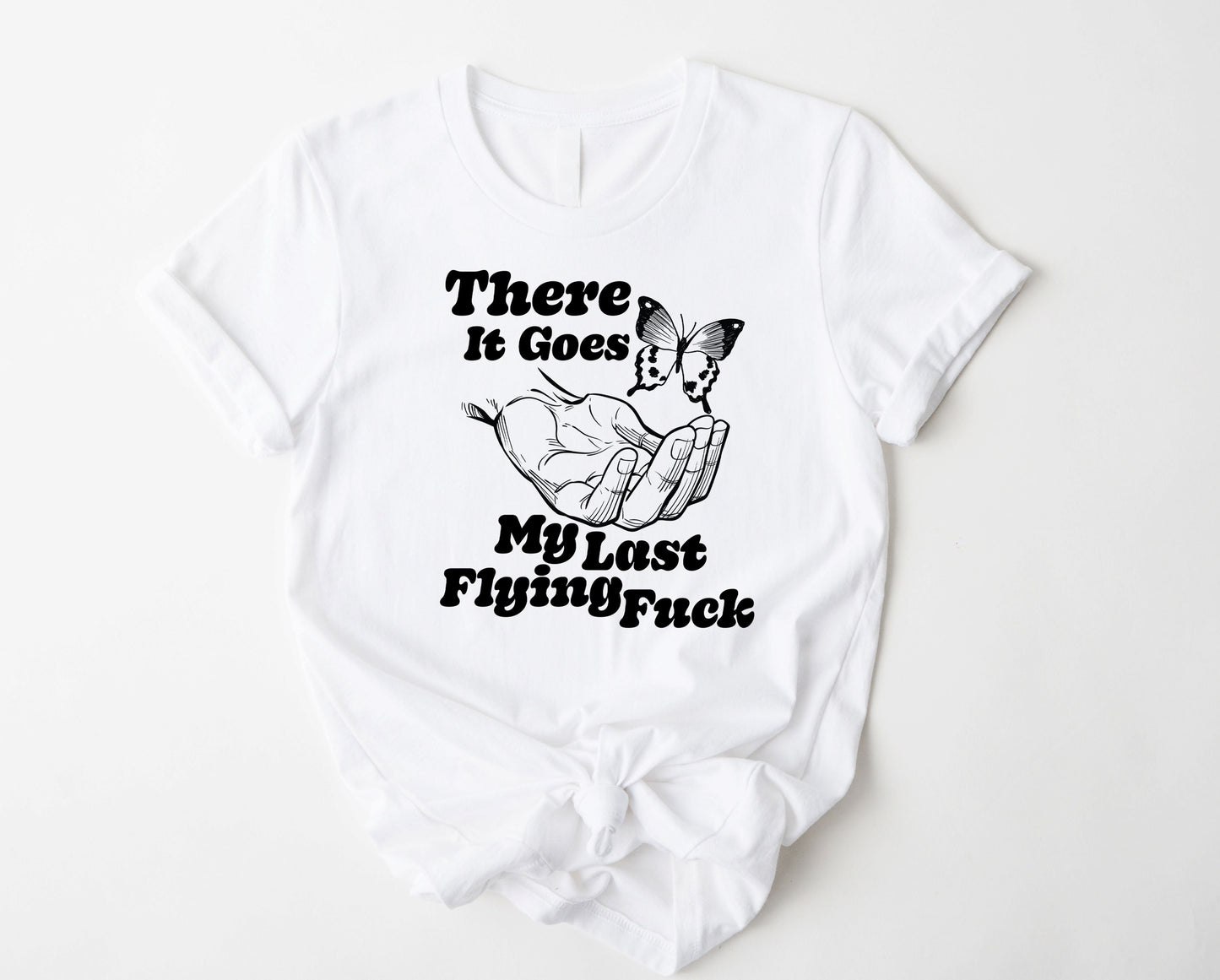 Wholesale There it Goes Graphic Tee - White