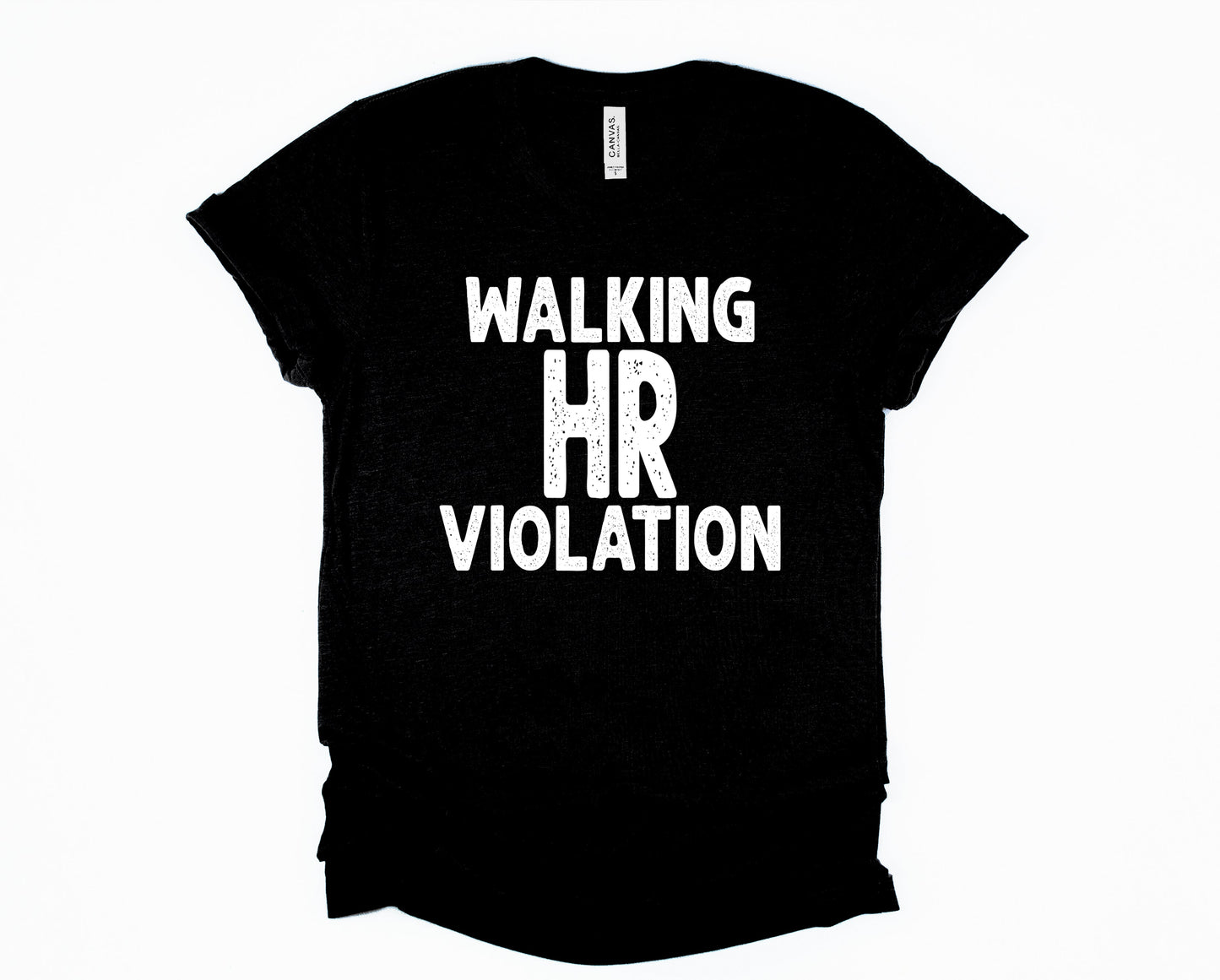 Wholesale Walking HR Violation Graphic Tee - Black