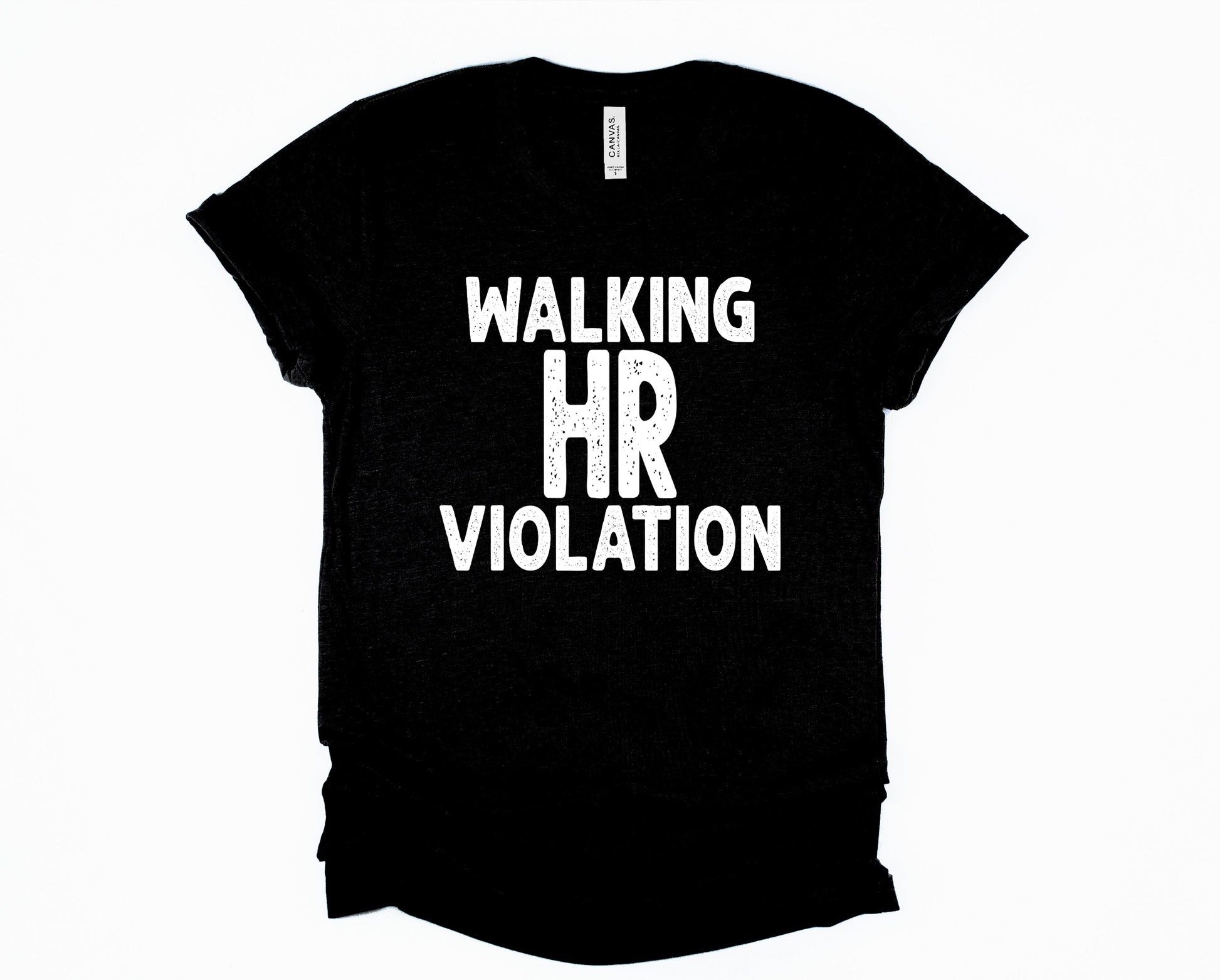 Wholesale Walking HR Violation Graphic Tee - Black