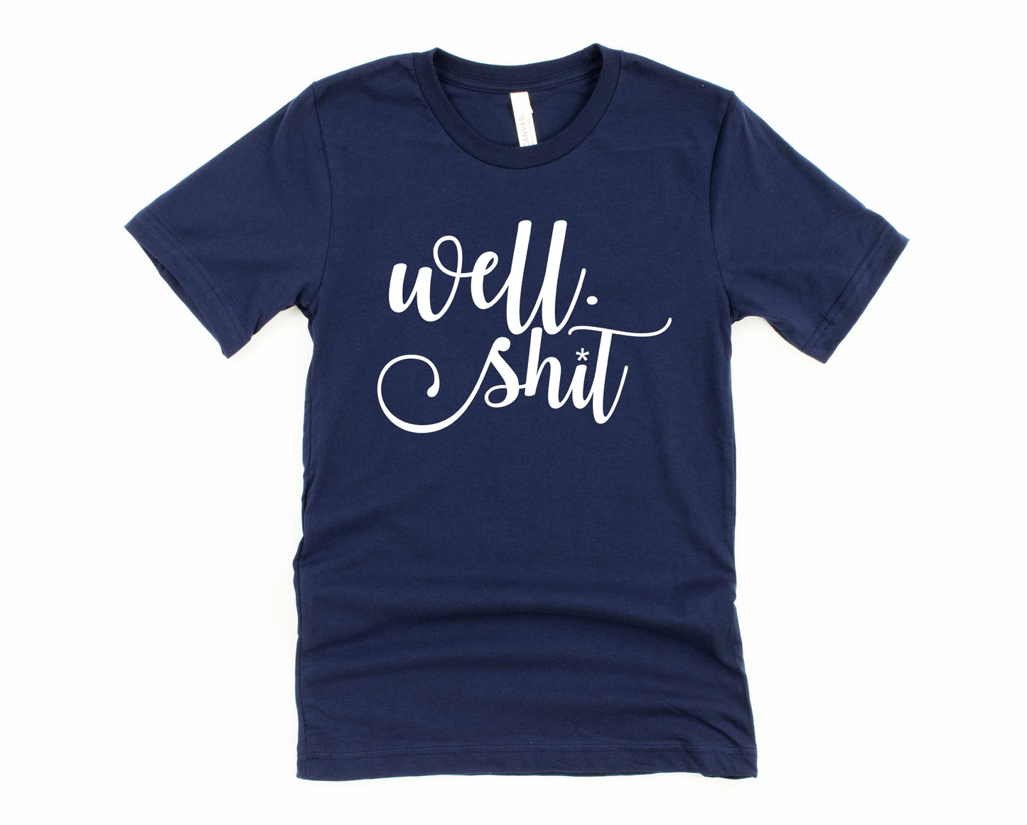 Wholesale Well, Shit Graphic Tee - Navy