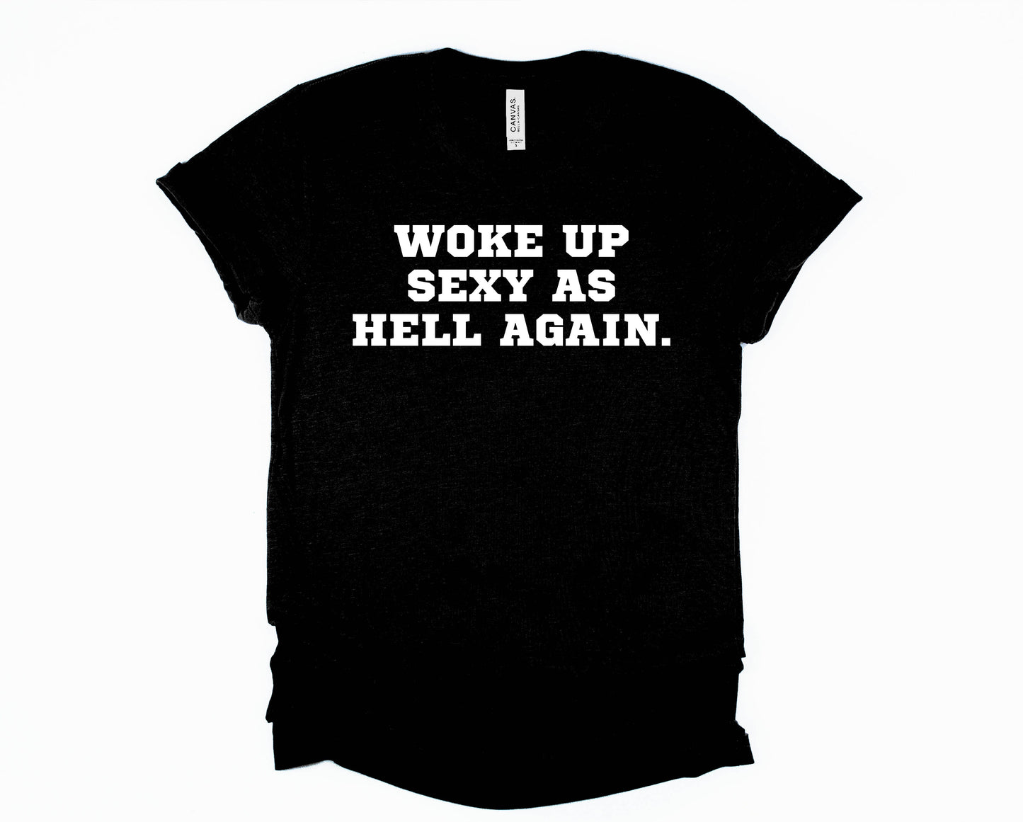 Wholesale Woke Up Sexy Graphic Tee - Atlantic