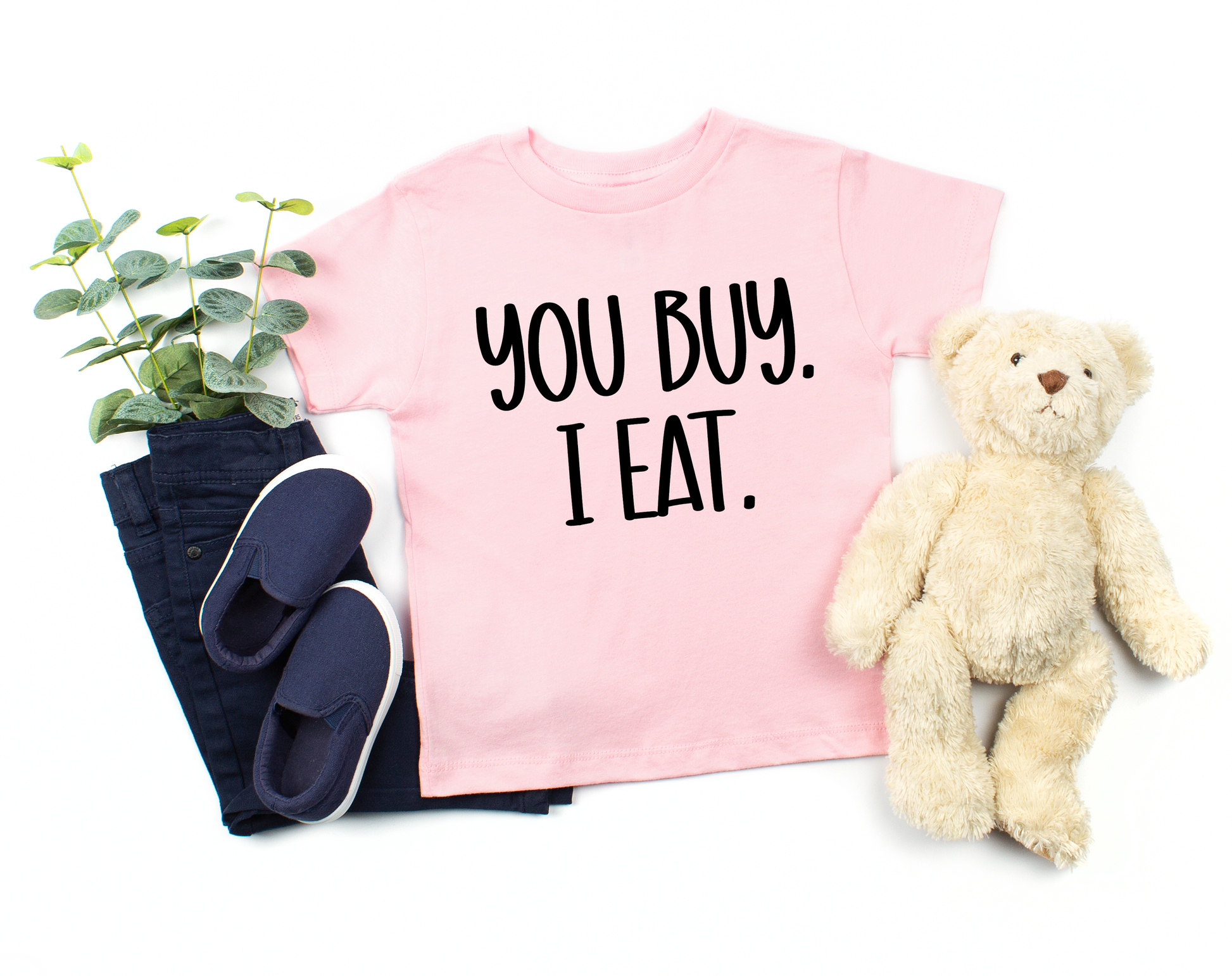 Wholesale You Buy I eat KIDS Graphic Tee - Blue